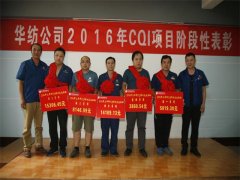 公司對2016年CQI項(xiàng)目進(jìn)行階段性總結(jié)表彰